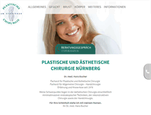 Tablet Screenshot of plastische-chirurgie-nuernberg.info